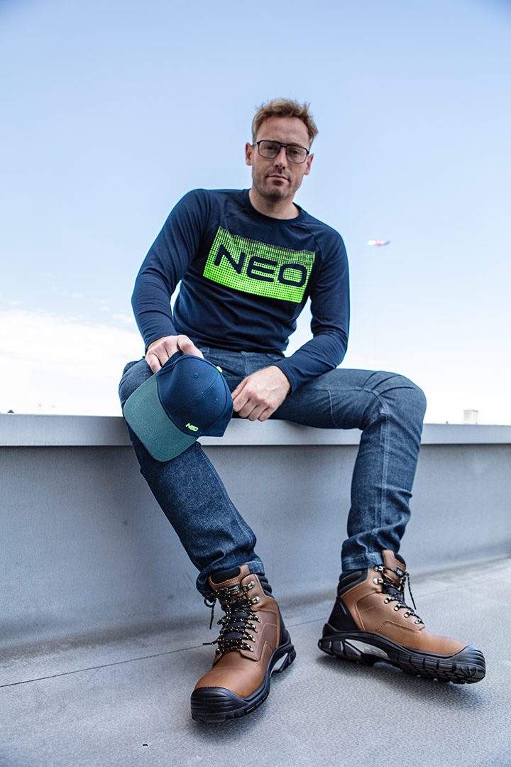 Штани робочі Denim, розмір M, темно-сині Штани робочі Denim, розмір M, темно-сині