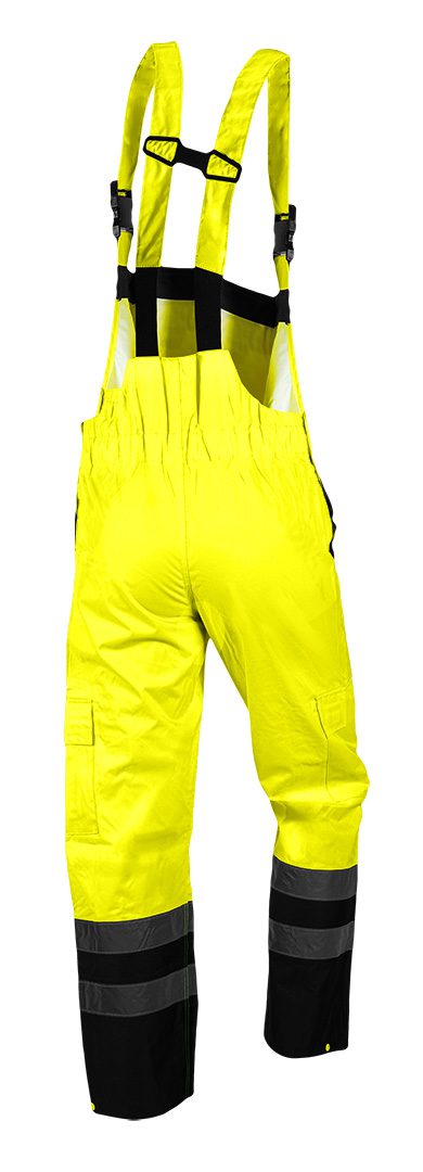 Напівкомбінезон робочий, сигнальний, водостійкий, жовтий, розмір L Напівкомбінезон робочий, сигнальний, водостійкий, жовтий, розмір L