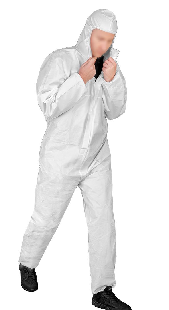Комбінезон захисний ПП+ПЕ, розмір S/М Комбінезон захисний ПП+ПЕ, розмір S/М