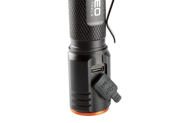 Ліхтар акумуляторний, алюмінієвий корпус USB C 2000 lm CHN LED