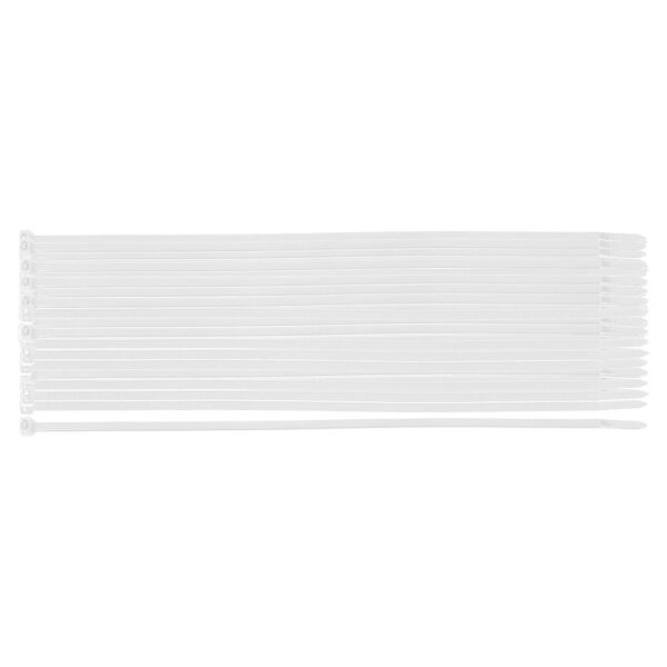 Стяжки кабельні EXTREME 3,6 × 150 мм, білі, 100 шт.