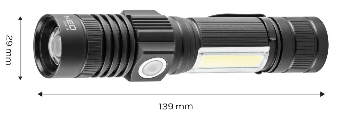 Ліхтар акумуляторний, алюмінієвий корпус 800lm 2в1 CREE T6 LED Ліхтар акумуляторний, алюмінієвий корпус 800lm 2в1 CREE T6 LED