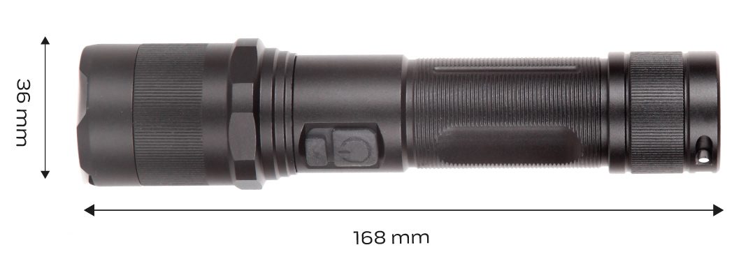 Акумуляторнийй USB-ліхтарик 1000 лм OSRAM P9 LED Акумуляторнийй USB-ліхтарик 1000 лм OSRAM P9 LED
