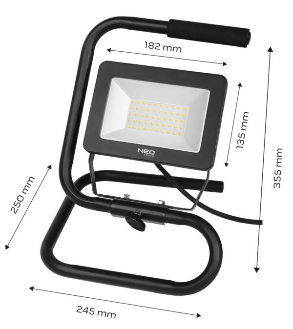 Прожектор 50W SMD LED 4250 lm 230Vпереносний