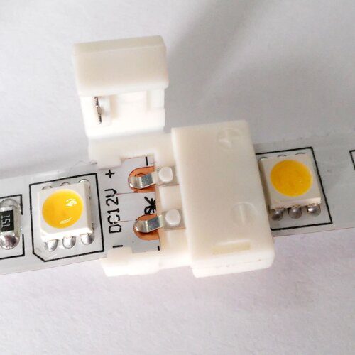 Конектор для LED-стрічок OEM №2, 10mm joint (затискач-затискач) (B_00562) Конектор для LED-стрічок OEM №2, 10mm joint (затискач-затискач) (B_00562)