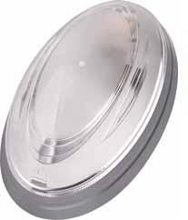 Світильник пластиковий Овал Нінова срібний