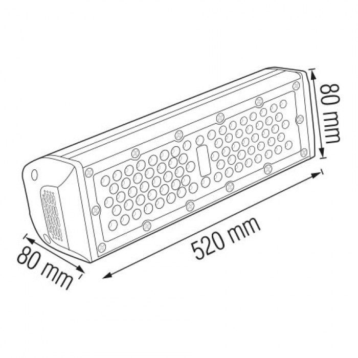 Світильник світлодіодний для високих стель вологозахищений LED "ZEUGMA-100" 100 W 6400К Світильник світлодіодний для високих стель вологозахищений LED "ZEUGMA-100" 100 W 6400К