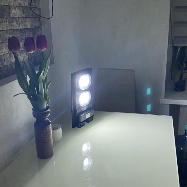 Світильник консольний з фотосенсором на сонячній панелі LED 20W COMPACT-20