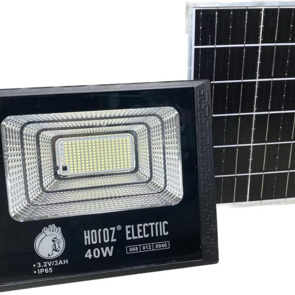 Прожектор  світлодіодний з сонячною панеллю TIGER-40 40W 6400K