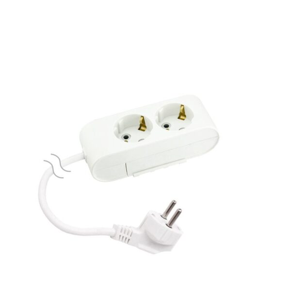 Подовжувач ДЕКО 2 гнізда 5 М з заземленням