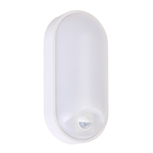 Світлодіодний світильник вологозахищений PALERMO-15 3CCT 15W IP54 білий  з датчиком руху