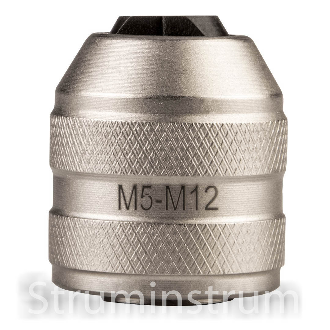 Адаптер для нарізних плашок 1/4" DR M5-M12 Адаптер для нарізних плашок 1/4" DR M5-M12