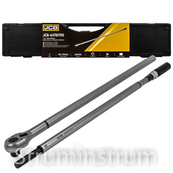 Динамометричний ключ 1" (480-1500 Нм) JCB Tools JCB-64781700