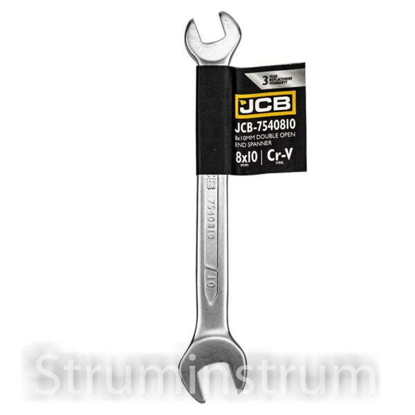 Ключ рожковий JCB 8×10 мм тип JCB-7540810 (58272)