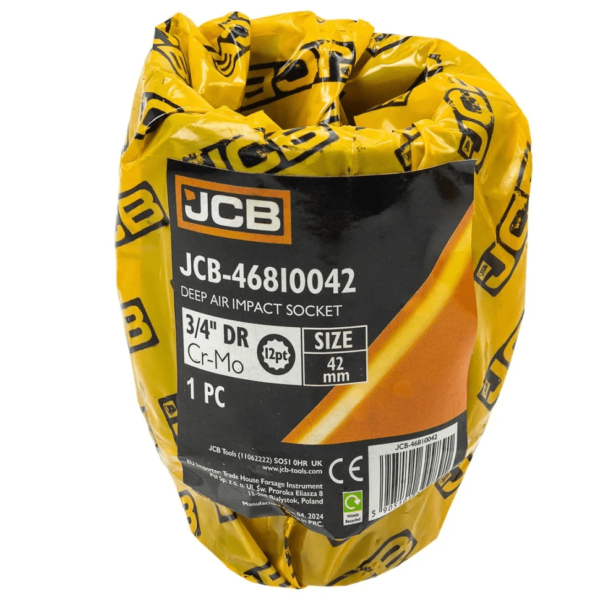 Головка торцева ударна глибока 3/4" 42 мм (12-гранна) JCB Tools JCB-46810042
