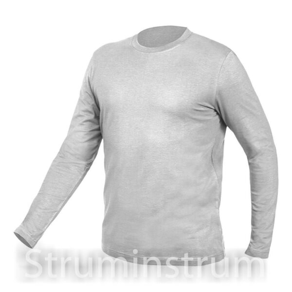 Футболка з довгими рукавами, сіра, розмір M