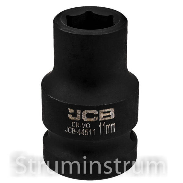 Гoлoвкa тopцeвa удapнa 1/2" 11 мм (6-гранна) JCB Tools JCB-44511
