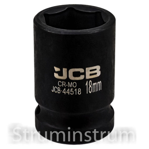 Гoлoвкa тopцeвa удapнa 1/2" 18 мм (6-гранна) JCB Tools JCB-44518