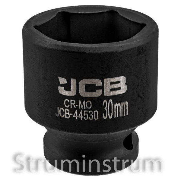 Гoлoвкa тopцeвa удapнa 1/2" 30 мм (6-гранна) JCB Tools JCB-44530