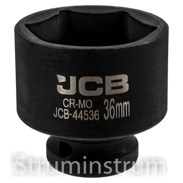 Гoлoвкa тopцeвa удapнa 1/2" 36 мм (6-гранна) JCB Tools JCB-44536