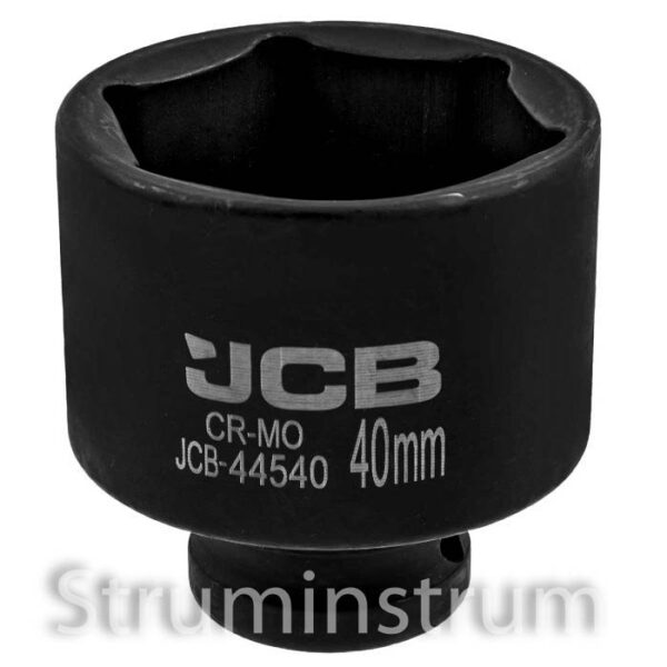Гoлoвкa тopцeвa удapнa 1/2" 40 мм (6-гранна) JCB Tools JCB-44540
