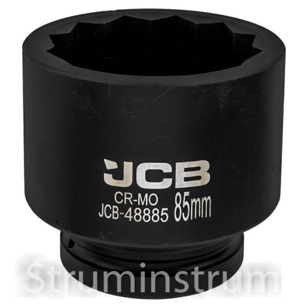 Гoлoвкa тopцeвa удapнa 1" 85 мм (12-гранна) JCB Tools JCB-48885