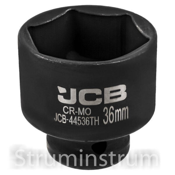 Головка торцева ударна JCB 1/2" 36 мм тонкостінна  модель JCB-44536TH (59522)