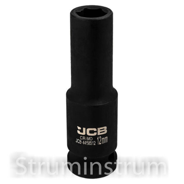 Головка торцева ударна JCB 1/2" 12 мм глибока  серія JCB-4458512 (59473)