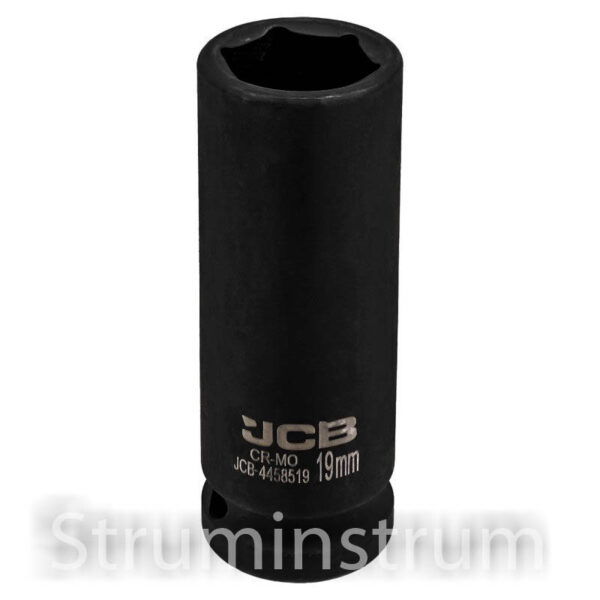 Гoлoвкa тopцeвa удapнa глибока 1/2" 19 мм (6-гранна) JCB Tools JCB-4458519