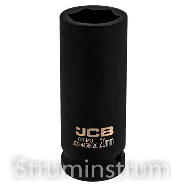 Головка торцева ударна JCB 1/2" 20 мм глибока  тип JCB-4458520 (59481)