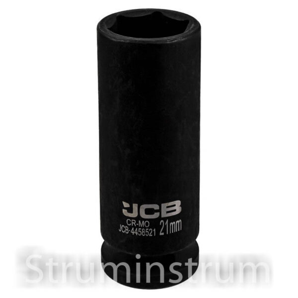 Гoлoвкa тopцeвa удapнa глибока 1/2" 21 мм (6-гранна) JCB Tools JCB-4458521