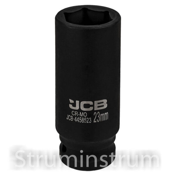 Головка торцева ударна JCB 1/2" 23 мм глибока  тип JCB-4458523 (59483)