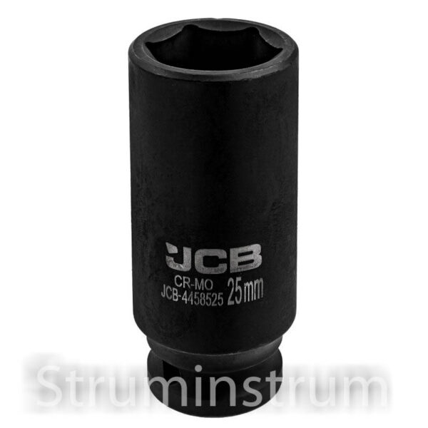 Головка торцева ударна JCB 1/2" 25 мм глибока  модель JCB-4458525 (59485)