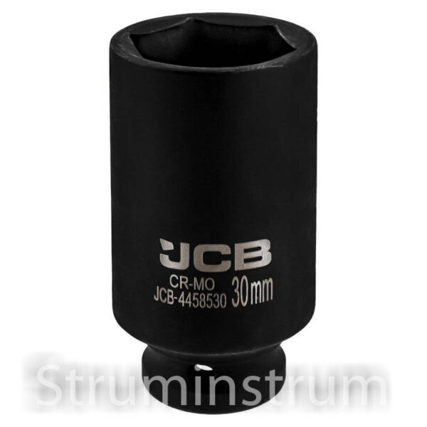 Головка торцева ударна JCB 1/2" 30 мм глибока  серія JCB-4458530 (59490)