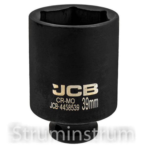 Головка торцева ударна JCB 1/2" 39 мм глибока  тип JCB-4458539 (59497)