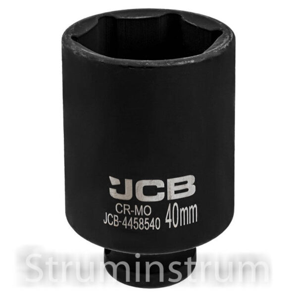 Головка торцева ударна JCB 1/2" 40 мм глибока  серія JCB-4458540 (59498)