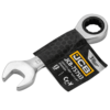 Ключ гайковий короткий з тріскачкою 13 мм JCB Tools JCB-757S13 - Зображення 2