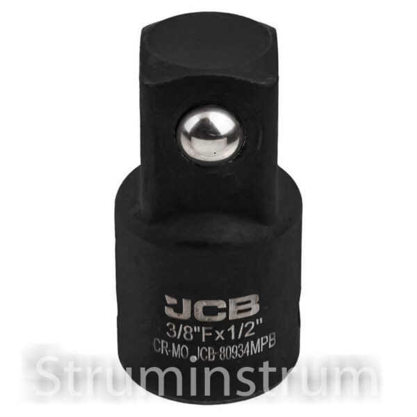 Адаптер ударний JCB 3/8"(F) × 1/2"(M) модель JCB-80934MPB (59504)