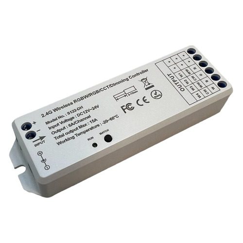 Контролер універсальний U-R-01-15A-2.4G, RGB/dim (6А × 4 канала) (B_23403)