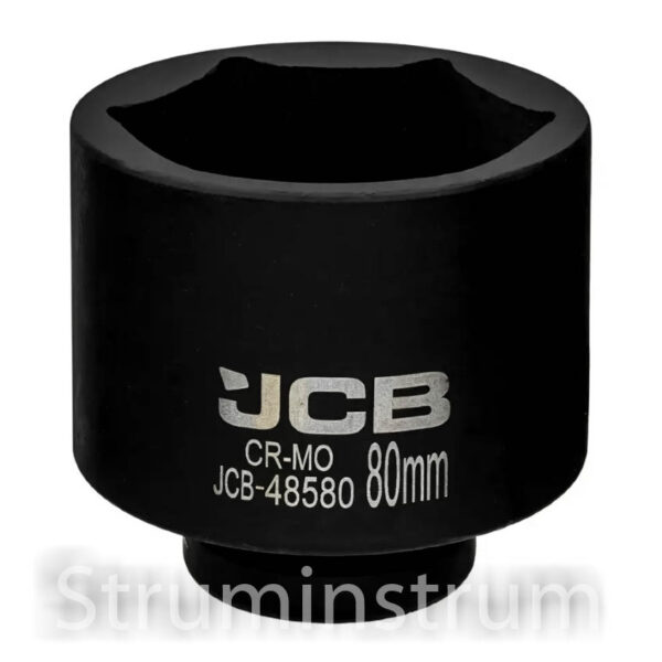Гoлoвкa тopцeвa удapнa 1" 80мм, серія JCB-48580 (61061)