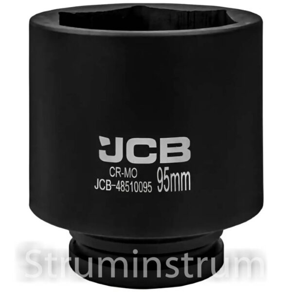 Головка ударна глибока 1" 95мм, серія JCB-48510095 (61696)