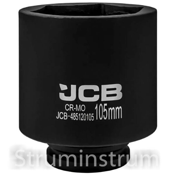 Головка ударна глибока 1" 105мм, серія JCB-485120105 (61701)