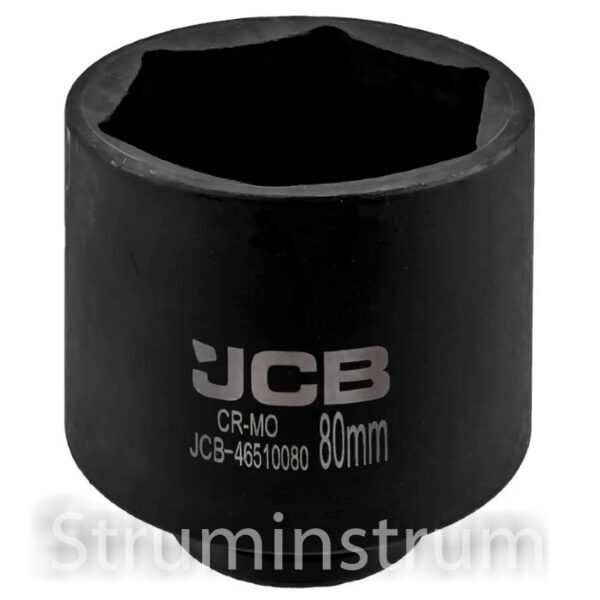 Головка торцева ударна глибока 3/4" 80мм, серія JCB-46510080 (65590)