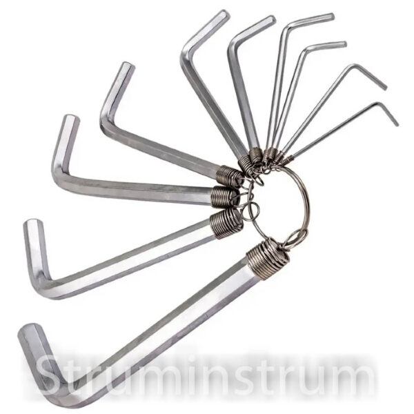 Набір шестигранних ключів, 10 шт. тип JCB-5102R (65624)