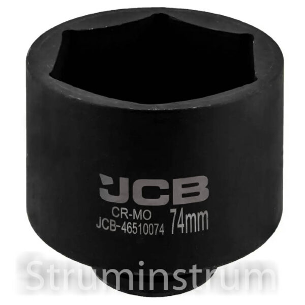 Гoлoвкa тopцeвa удapнa глибока 3/4" 74мм, серія JCB-46510074 (65748)