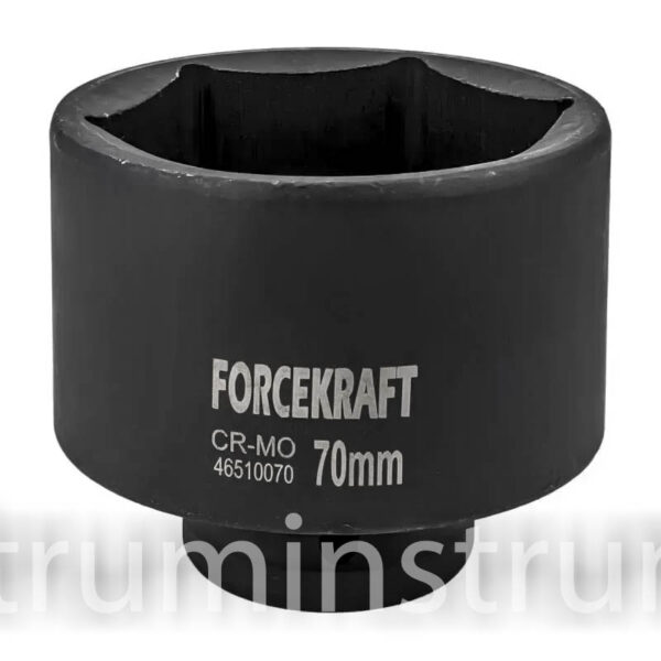 Головка торцева ударна глибока 3/4" 70 мм FORCEKRAFT серія FK-46510070 (19653)