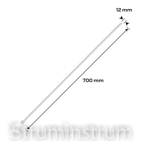 Стяжки кабельні EXTREME 12,0 × 700 мм, білі, 50 шт. NEO TOOLS (01-671)