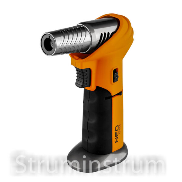 Пальник мікро газовий з п'єзорозпалом 360° NEO TOOLS (19-908)