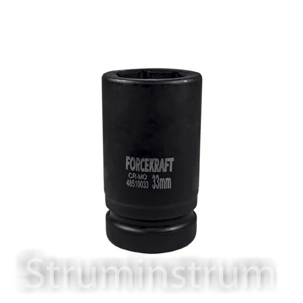 Головка ударна глибока 1" 33 мм FORCEKRAFT тип FK-48510033 (FK_51132)