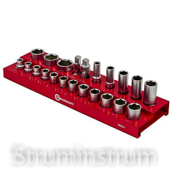 Набір головок 22 пр. 1/2'' (10-32 мм) FORCEKRAFT серія FK-50221 (FK_56851)